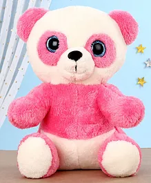 Mirada Panda With Glitter Eye Pink - Height 26 cm