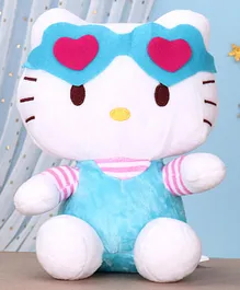 Dimpy Stuff Hello Kitty Soft Toy Blue White - Height 22.5 cm