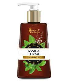 Oriental Botanics Basil & Thyme Hand Wash with Shea Butter - 250 ml