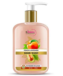St. Botanica Peach and Avocado Hand Wash with Shea Butter - 250 ml