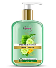 St. Botanica Green Tea and Cucumber Hand Wash with Shea Butter - 250 ml