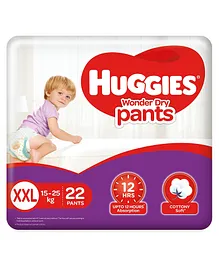 Huggies Wonder Dry Pants XX Large Size Diapers - 22 Pieces