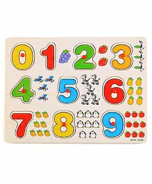 FunBlast Numbers Knob Puzzle - Multicolor