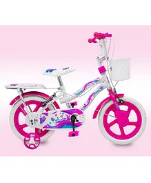 Hi-Fast Fairy Kid's Bicycle with Training Wheels - Pink
