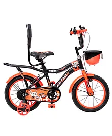 Hi-Fast Kidoz Kid's Bicycle with Training Wheels - Orange