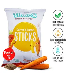timios Baked Healthy Kids Snacks Pack of 12 -  30 g