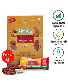 Timios Energy Bars Nutty Pack of 4 - 30 gm each