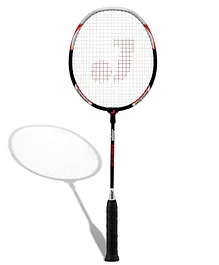 Jaspo Cosmo EZ 100 NANOTECH I Badminton Racquet and Bag - Black
