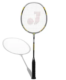 Jaspo Cosmo EZ 100 NANOTECH I Badminton Racquet and Bag - Grey