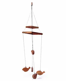 Woods for Dudes Above the Sky Crib & Stroller Hanging Toy - Brown