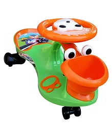 Sunbaby Funtime Twister Magic Swing  Car - Green