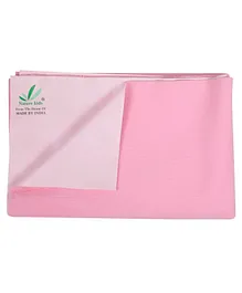 Nature Kids Waterproof Bed & Mattress Protector Quick Dry Sheet - Light Pink