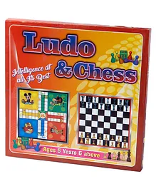 JD Sports Ludo & Chess Gaming Board - Multicolour