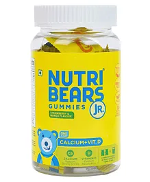 NutriBears Kids Calcium with Vitamin D Gummies - 30 Pieces