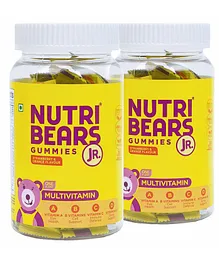 NutriBears Kids Multivitamin Gummies for Daily Wellness Pack of 2 - 30 Pieces each