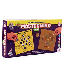 Ratnas Master Mind Board Puzzle Set of 2 Multicolor - 12 Pieces Each