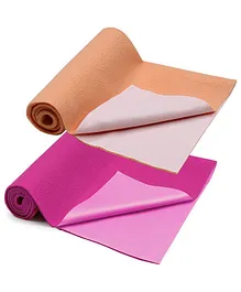 My NewBorn Baby Dry Sheet Small Pack Of 2 - Pink Orange