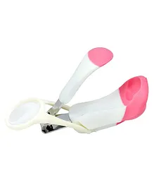 Mastela Nail Clipper with Magnifier - Pink