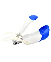 Mastela Nail Clipper with Magnifier - Blue