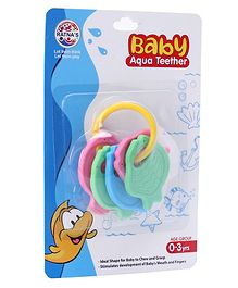 Ratnas Baby Aqua Teether Fish Shaped - Multicolor
