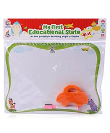 Ratnas My First Educational Slate 4 In 1 - White