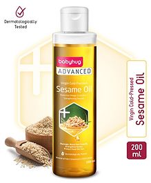 Babyhug Advanced Cold Pressed Virgin Sesame Oil - 200 ml