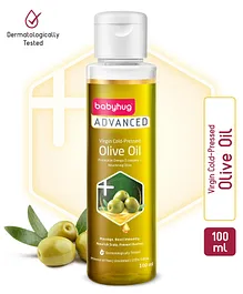 Babyhug Advanced Cold Pressed Extra Virgin Olive Oil - 100 ml