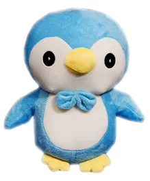 D&Y Cute Dressed Tiny Penguin Soft Toy Blue - Height 25 cm