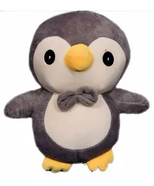 D&Y Cute Dressed Tiny Penguin Soft Toy Grey - Height 25 cm