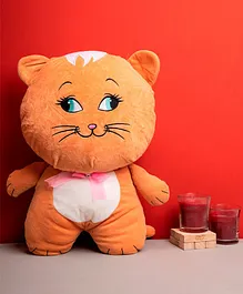 D&Y Cat Soft Toy Brown - Height 45 cm