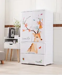 The Tickle Toe Deer Kids Baby Furniture Drawer - White