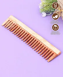 Neem Wooden Comb For Kids - Light Brown