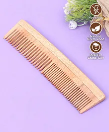 Neem Wooden Comb For Kids - Light Brown
