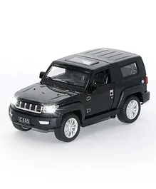 Fiddlerz Pull Back Car With Openable Doors - Black