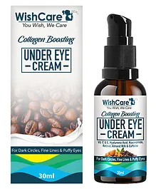 WishCare Collagen Boosting Under Eye Cream for Dark Circles & Wrinkles - 30 ml