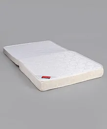 Babyhug Foldable 1 Plus 1 Mattress - Off White