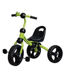 Kiwi Kool Stylish Baby Tricycle with backrest and Bell - Green