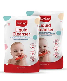 LuvLap Liquid Cleanser Refill Pack of 2 - 1000 ml Each