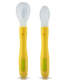 Luv Lap Fun Club Feeding Spoon Set Of 2 - Yellow