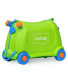 Luv Lap Kids Ride-On Suitcase And Carry-On Luggage - Green