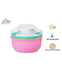 The Little Lookers Portable Powder Puff with Box Holder Container - Pink