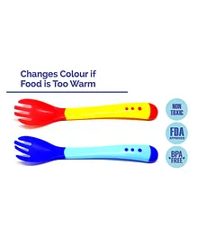   The Little Lookers Forks Pack of 2 - Yellow Blue