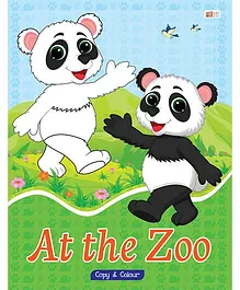 At The Zoo Copy Color Book - English