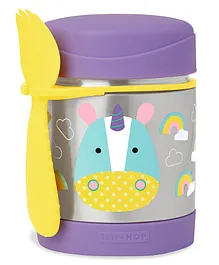 Skip Hop Zoo Insulated Little Kid Food Jar Unicorn Purple - 325 ml