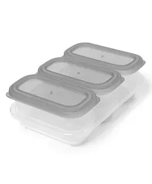 Skip Hop Containers Pack Of 3 Grey - 177 ml each