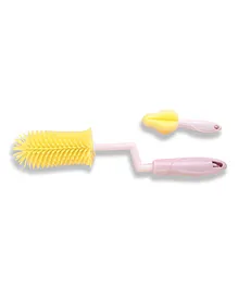 Adore Baby Bottle Cleaning Brush Kit Pack of 2 - (Colour May Vary )