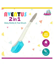Adore Aventus 2 in 1 Bottle Cleaning Brush - (Colour May Vary)