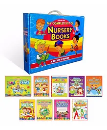 Dreamland My Complete Kit of Nursery Books Pack - A Set of 9 Books, Preschool Books for Children , Art & Craft, English, Maths, Environmental ... Rhymes & Story Book, Balgeet Evam Kahaniyan