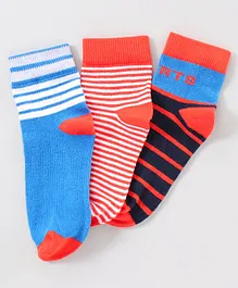 Pine Kids Anti-microbial Socks Set of 3 Pairs - Multicolor