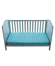 Wild Child Fitted Crib Sheet - Blue